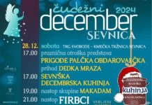 Sevnica decembra v praznični podobi