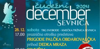 Sevnica decembra v praznični podobi