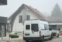 Znanih več informacij glede požara novogradnje v Brežicah