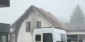 Znanih več informacij glede požara novogradnje v Brežicah