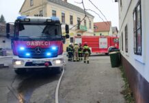 Zagorela hiša v Leskovcu