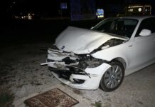 Nesreča na Cesti 4. julija v Krškem in požar vozila v Guntah