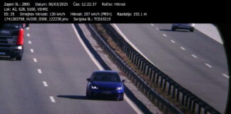 Po dolenjski avtocesti s kar 257 km/h