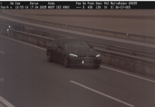 Namerili so mu 213 km/h na avtocesti pri Obrežju