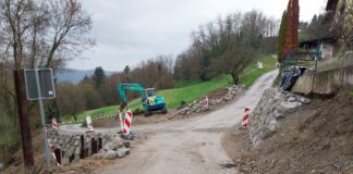 Na območju sevniške občine potekata sanaciji dveh plazu