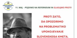 FKP SDS: PROTI zato, da opozorimo na problematiko upokojevanje slovenskega kmeta.