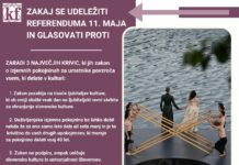 Ob prihajajočem nedeljskem referendumu k udeležbi pozivajo tudi v Kulturnem forumu SDS