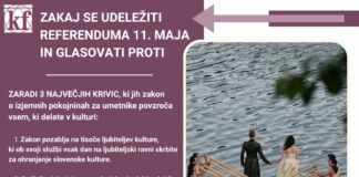 Ob prihajajočem nedeljskem referendumu k udeležbi pozivajo tudi v Kulturnem forumu SDS