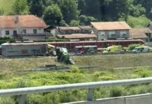 Huda prometna nesreča na krški obvoznici