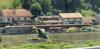 Huda prometna nesreča na krški obvoznici