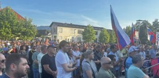V Šentjerneju protestniki zahtevali varnost in ukrepanje države
