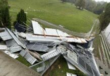 Huda ura v Novem mestu: poplave prizadele bolnišnico, dvorano Leona Štuklja, šolo …