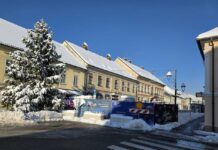 Cesta v starem mestnem jedru Brežic ostaja zaprta do 18. januarja
