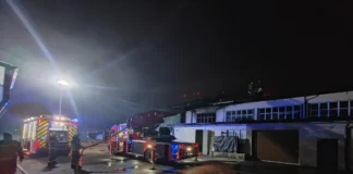 V Brestanici zagorel poslovni objekt