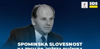 Spominska slovesnost ob obletnici dr. Jožeta Pučnika