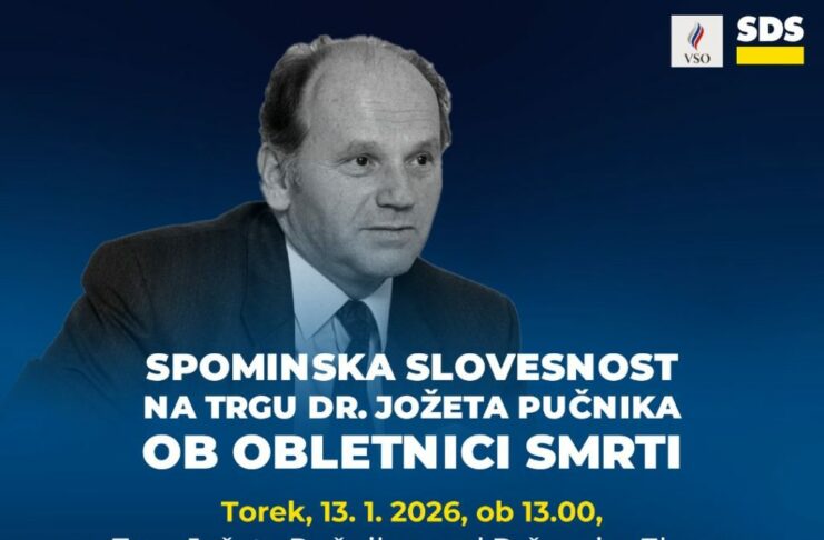 Spominska slovesnost ob obletnici dr. Jožeta Pučnika
