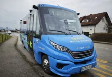 Tudi po Brežicah po novem z električnim avtobusom