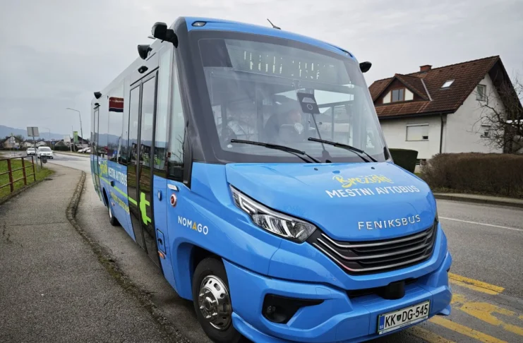 Tudi po Brežicah po novem z električnim avtobusom