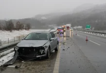 Počilo na avtocesti Čatež–Drnovo
