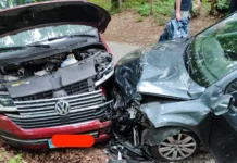Voznik kombija z 2,0 promila povzročil nesrečo v Stankovem