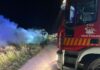 V Vrbini zagorel traktor, požar tudi v Kerinovem Grmu