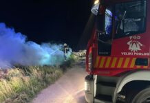 V Vrbini zagorel traktor, požar tudi v Kerinovem Grmu