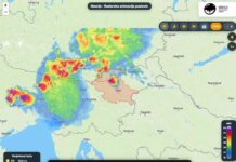 Nevihtne celice se pomikajo proti vzhodu Slovenije