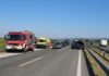 Prometna nesreča na avtocesti pri Dolenjih Skopicah