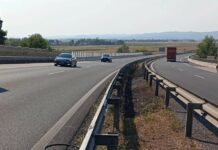 Zagorelo na avtocesti Drnovo–Čatež