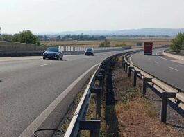 Zagorelo na avtocesti Drnovo–Čatež