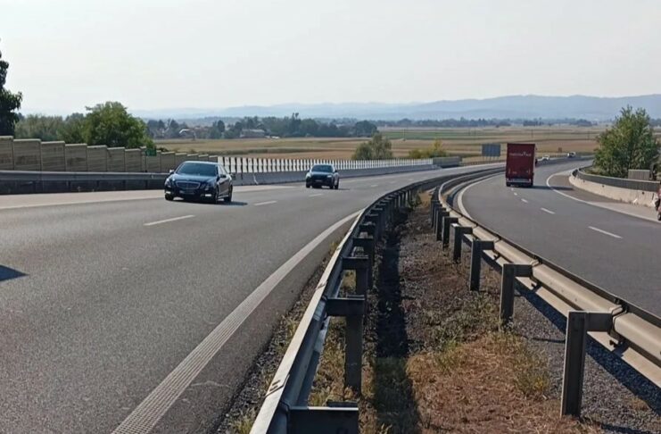 Zagorelo na avtocesti Drnovo–Čatež