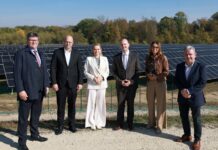 Ob HE Brežice začeli obratovati novi sončni elektrarni